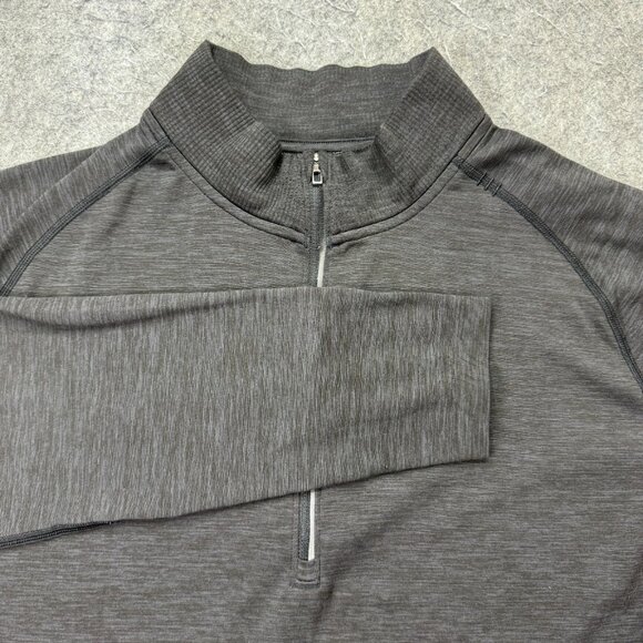 Lululemon Metal Vent Tech 1/2 Zip 2.0 Pullover Top Men XL Black - Picture 1 of 15